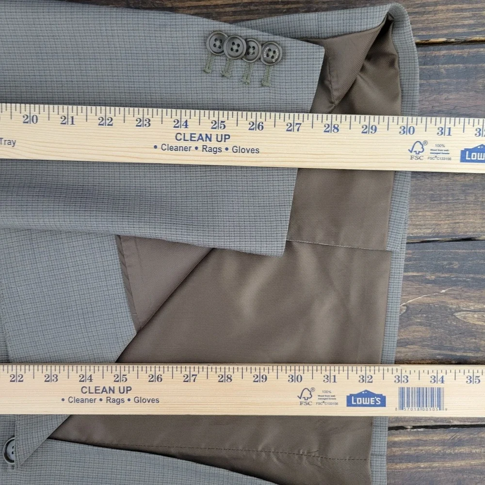 Banana‎ Republic Men's Sport Coat Jacket Two Button Olive Brown Light Weight 44L